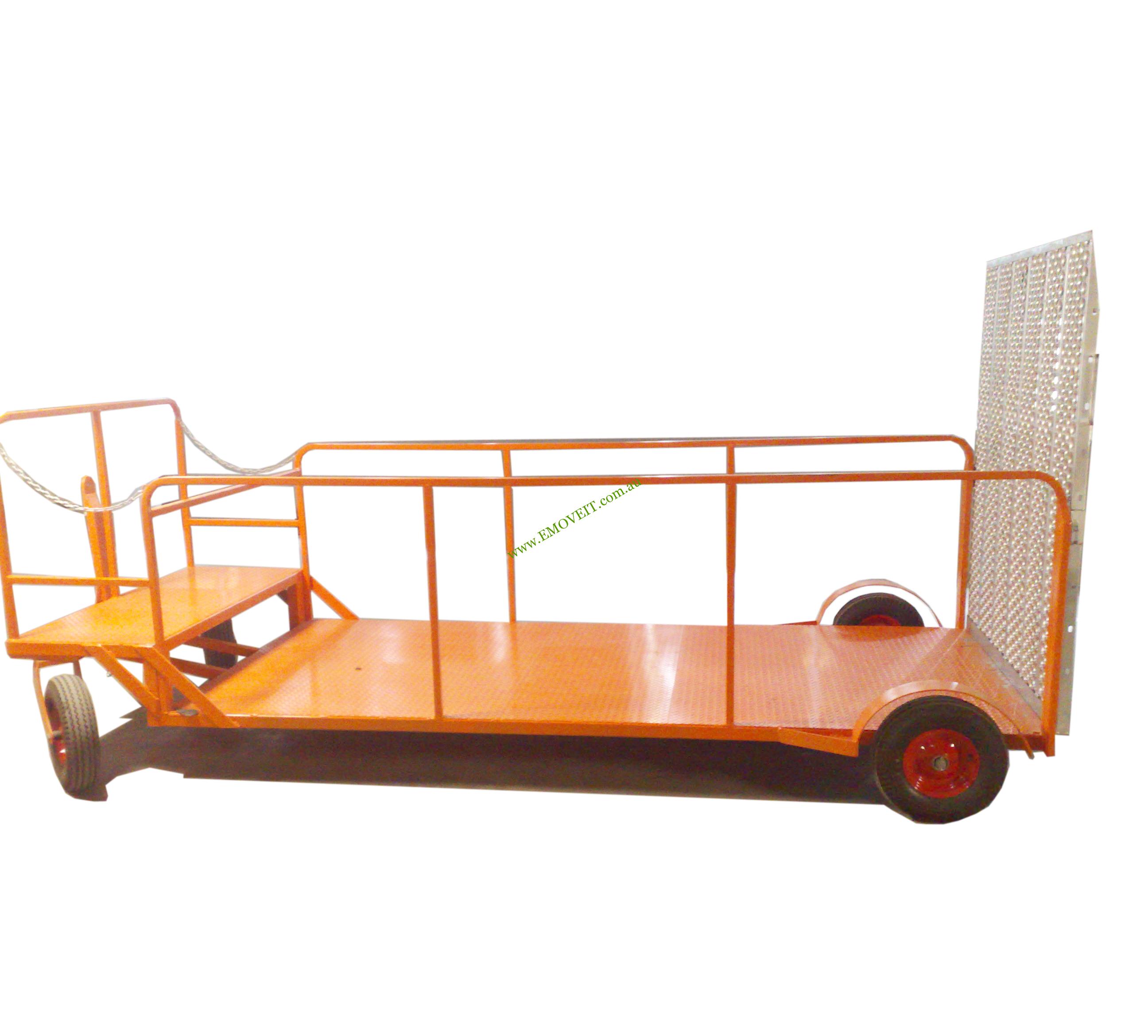 Wheelie Bin Trailer with Ramp TUG-WB8-400-TB - Image 2