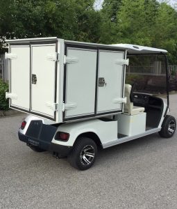 Alternative view of AW Series 2-seater Electric Golf Car with Utility Close Box