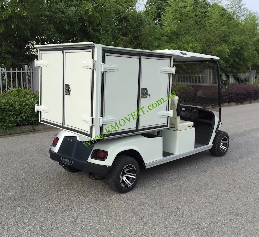 AW Series 2-seater Electric Golf Car with Utility Close Box - Image 2