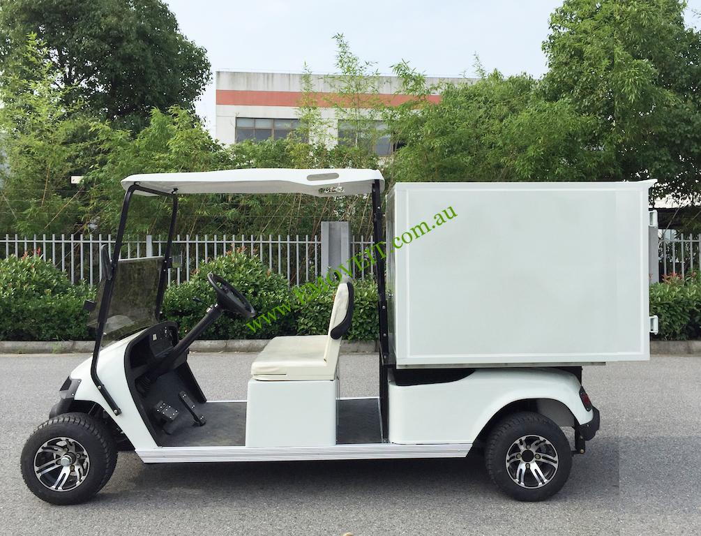 AW Series 2-seater Electric Golf Car with Utility Close Box - Image 3