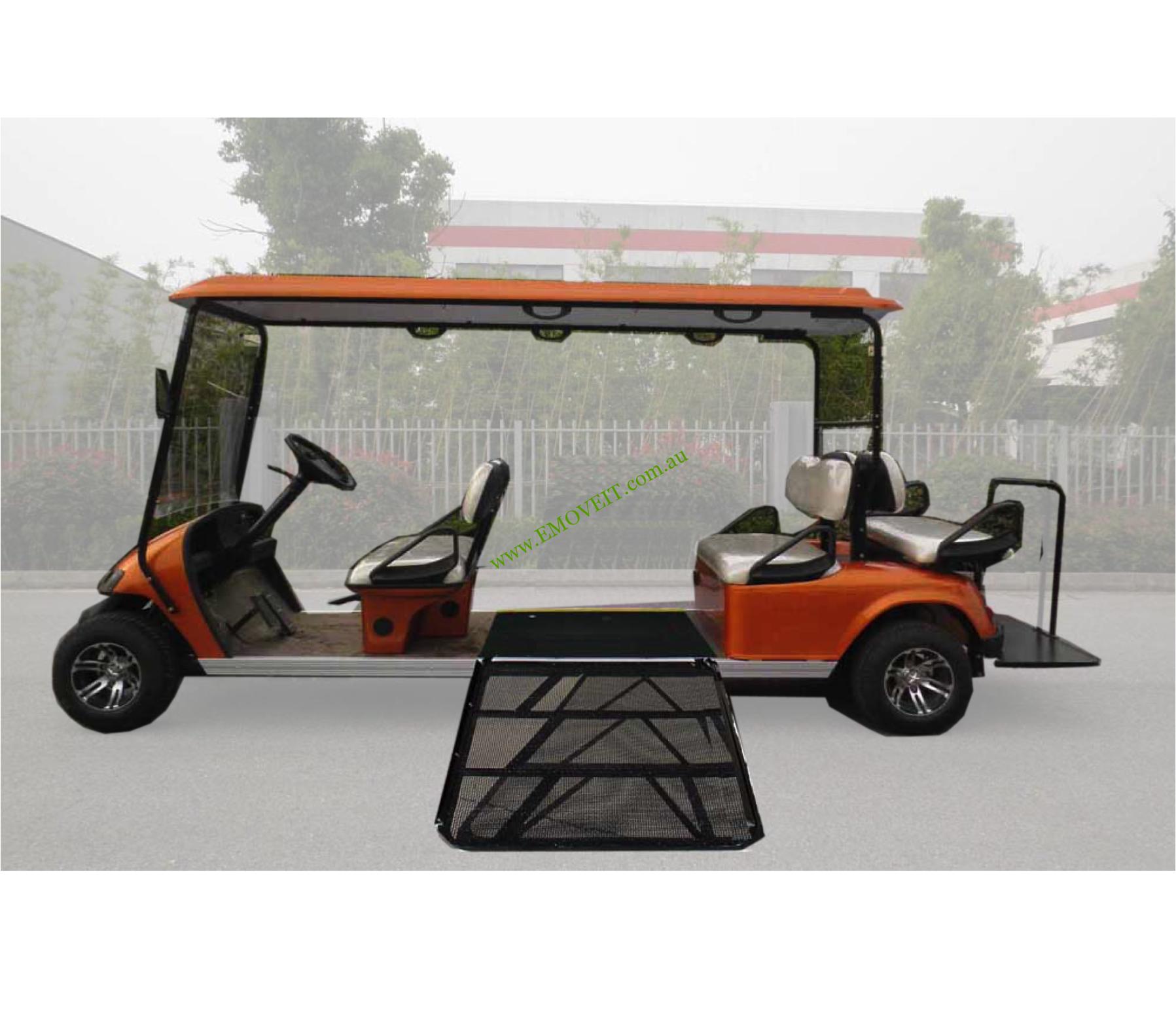 AW Series El golf car for wheelchair - 6 Seats