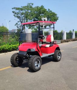 Alternative view of Emoveit 2-seater Battery Electric Terrain Tug with Utility Box