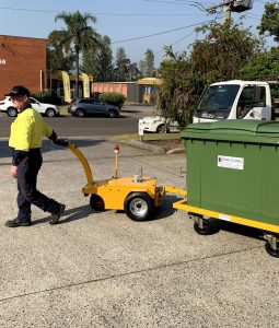 Alternative view of Wheelie Bin Towing Frame - Steel