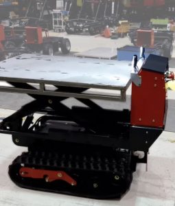 Lift and Tilt, Platform Crawler w Remote Control & Lithium Batteries