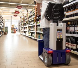 Zallys K2 Stand-On Electric Tug with ergonomic tiller control