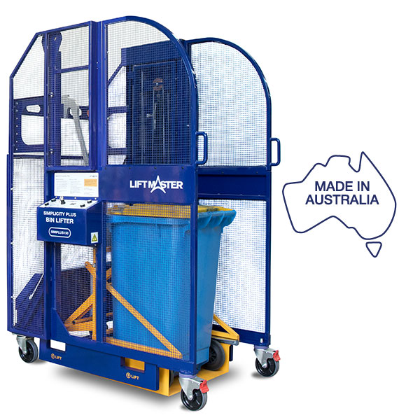 Simplicity Plus bin lifter