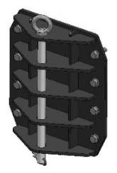 Multilevel Towing Attachment with Pin 20mm