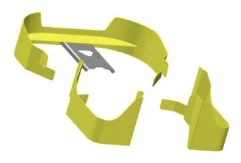 Front and Rear Wheels Protection Bumper