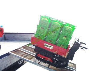 Electric Tracked Dumper for transporting heavy materials